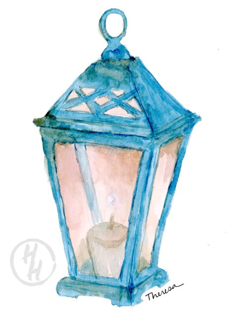 Lantern Note Card
