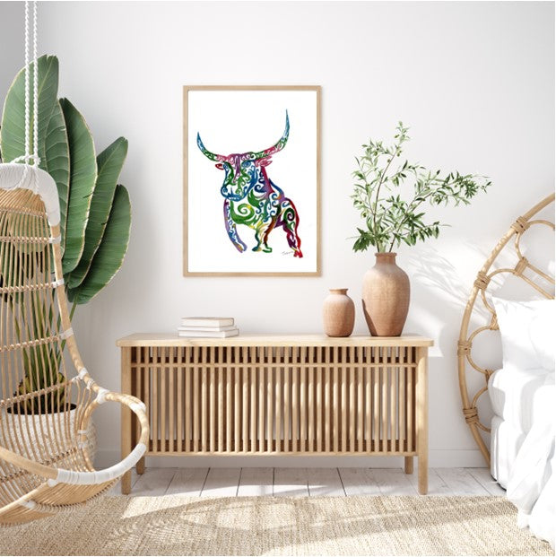 Bull Print