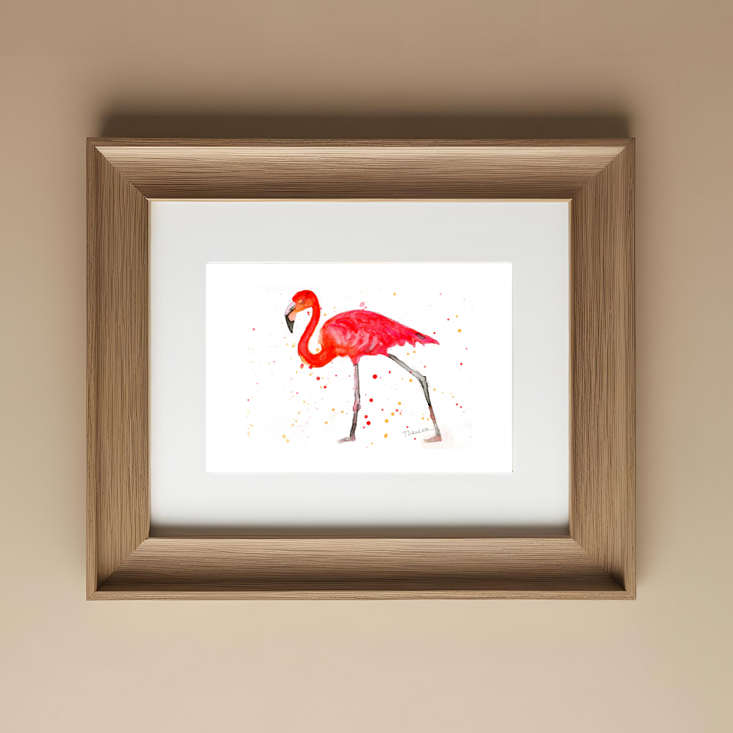 Flamingo Print
