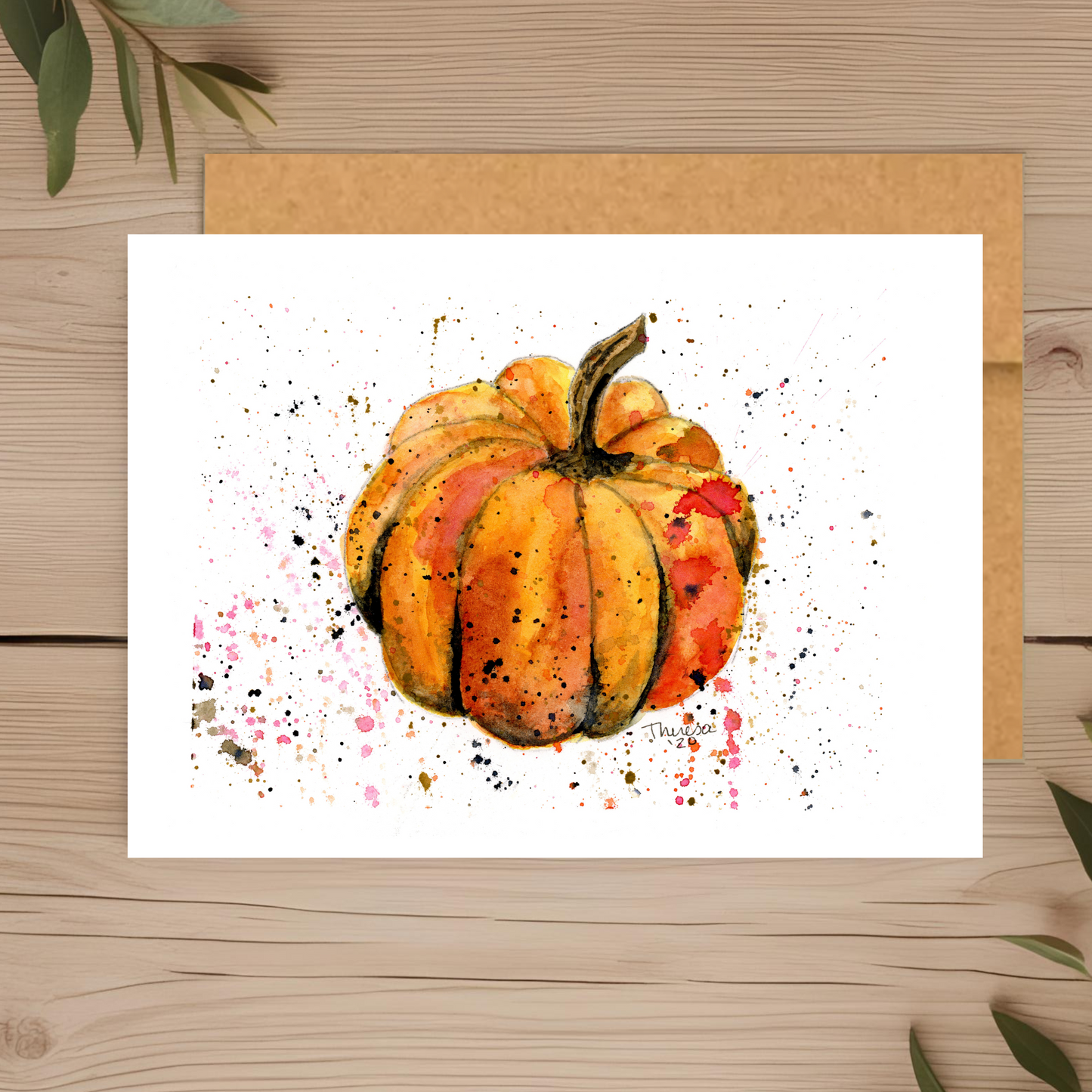 Pumpkin Note Card
