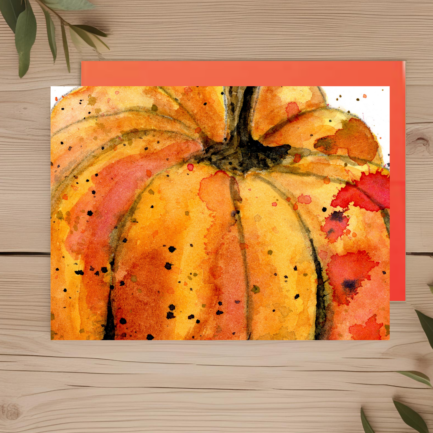Pumpkin Super Note Card