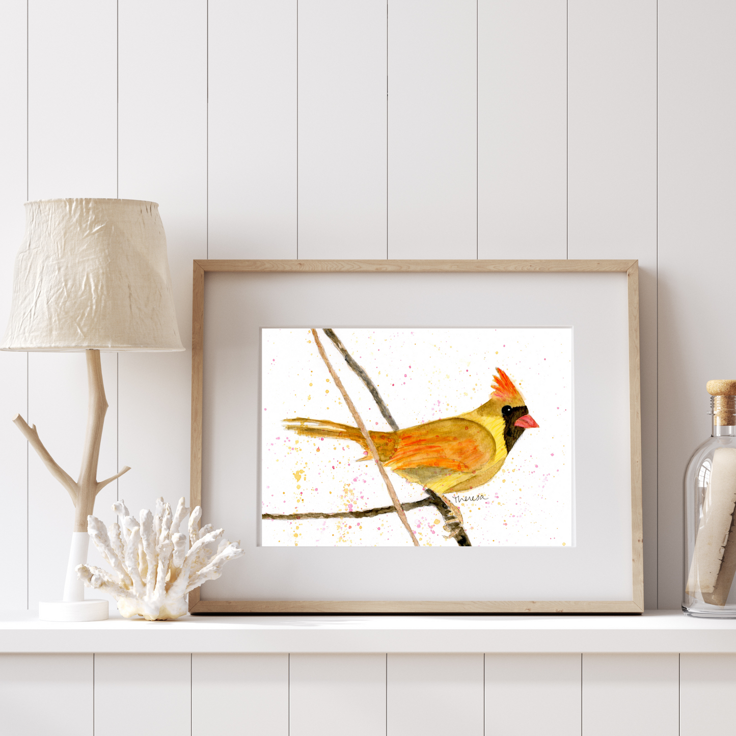 Cardinal Female Print