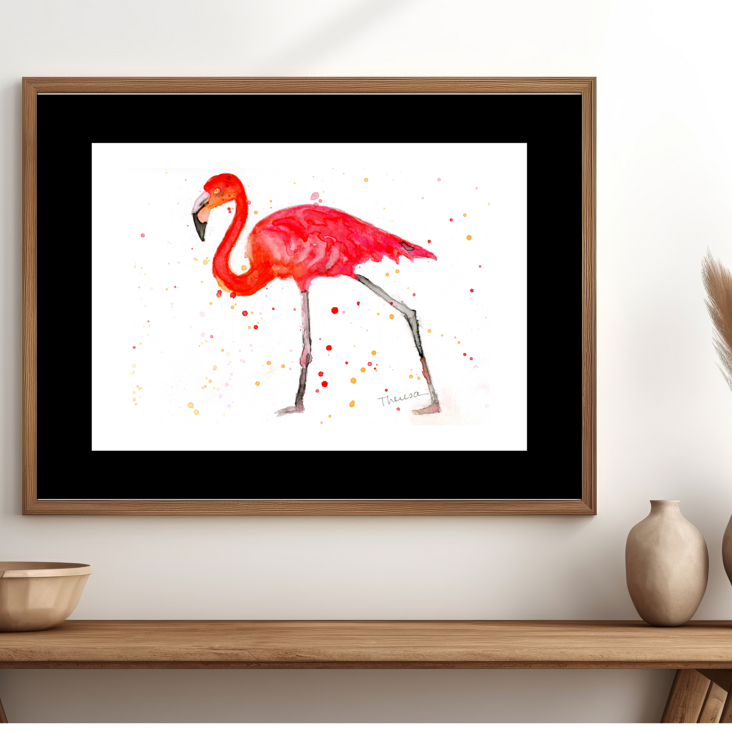 Flamingo Print