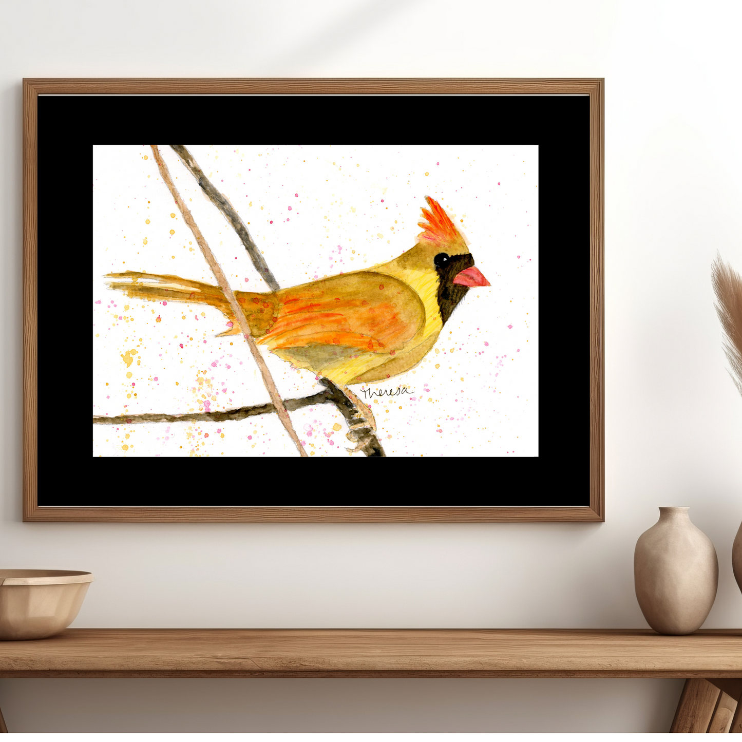 Cardinal Female Print