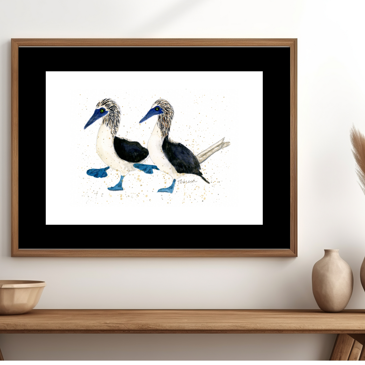 Blue-Footed Boobies Print