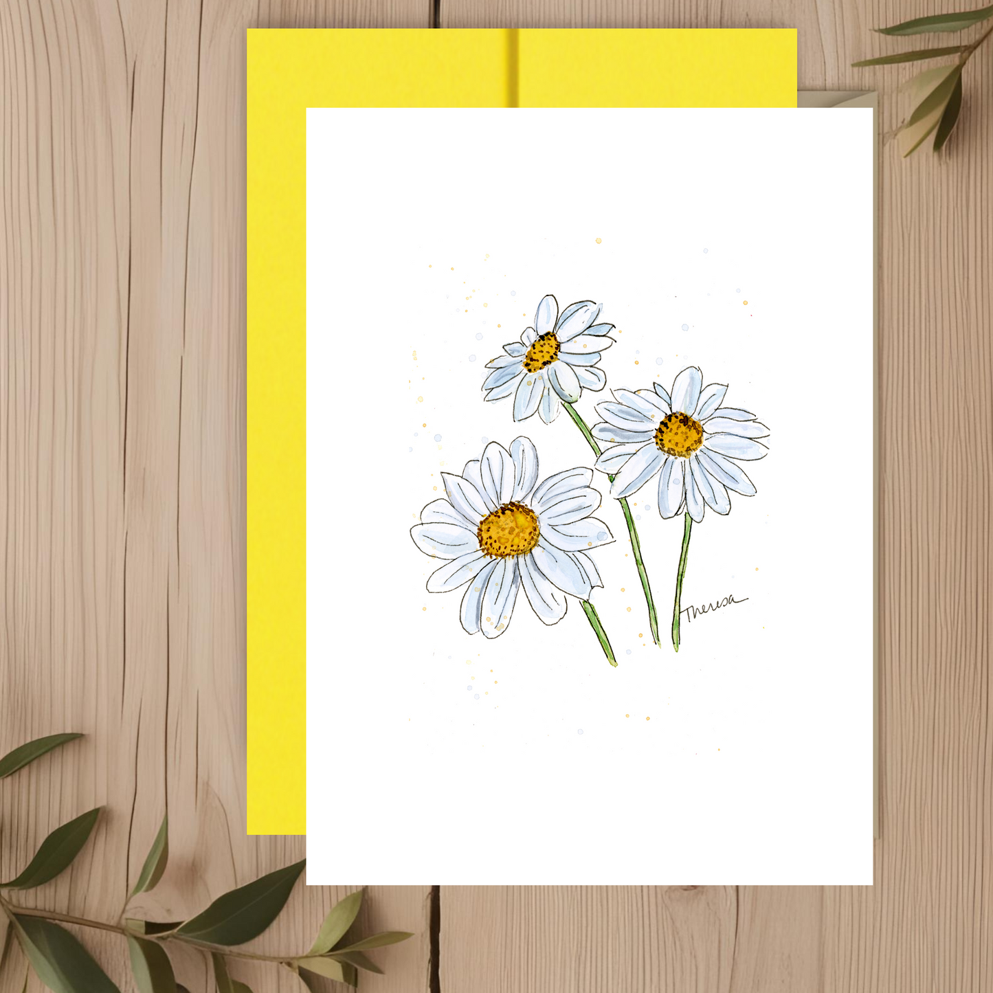 Daisies Note Card