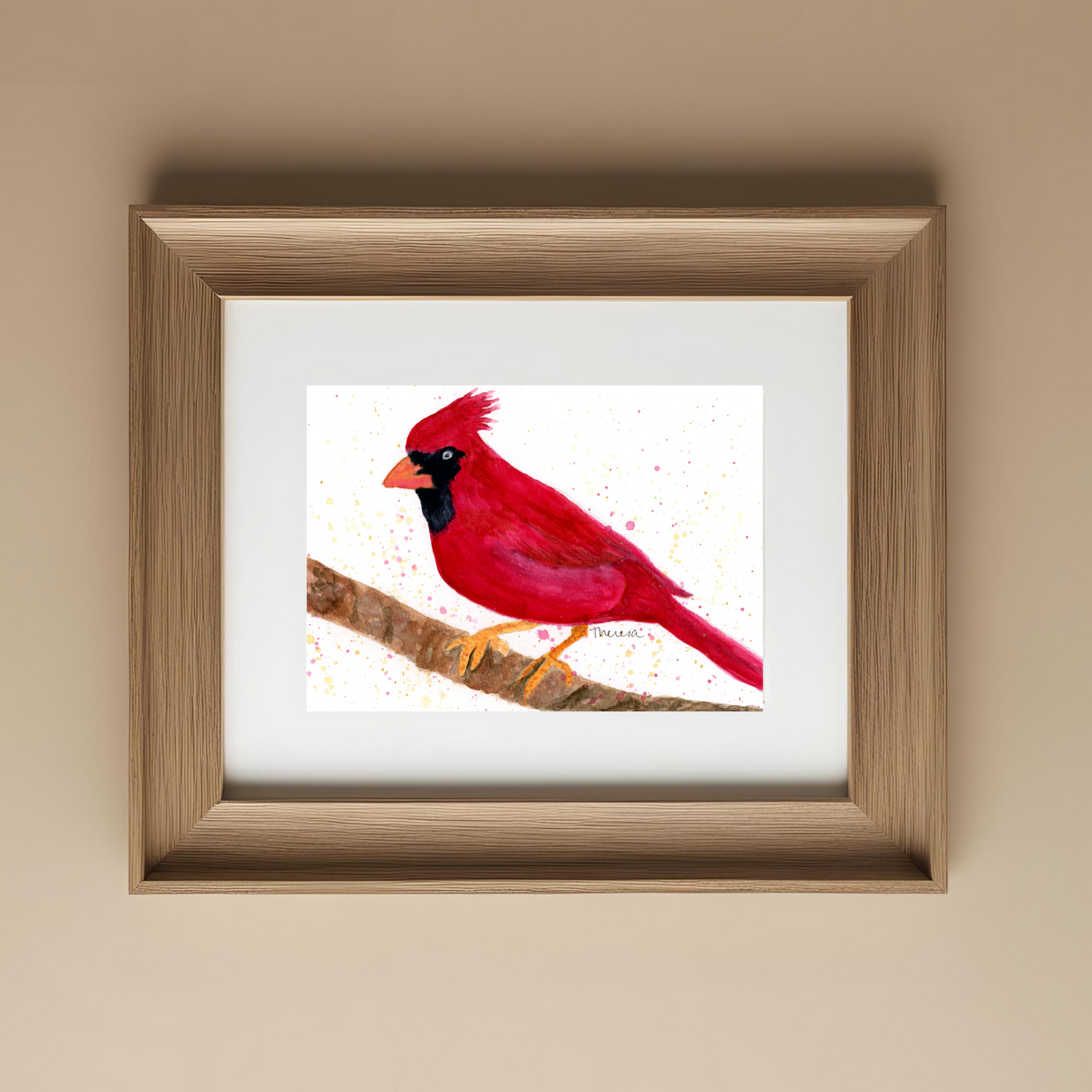 Cardinal Male Print
