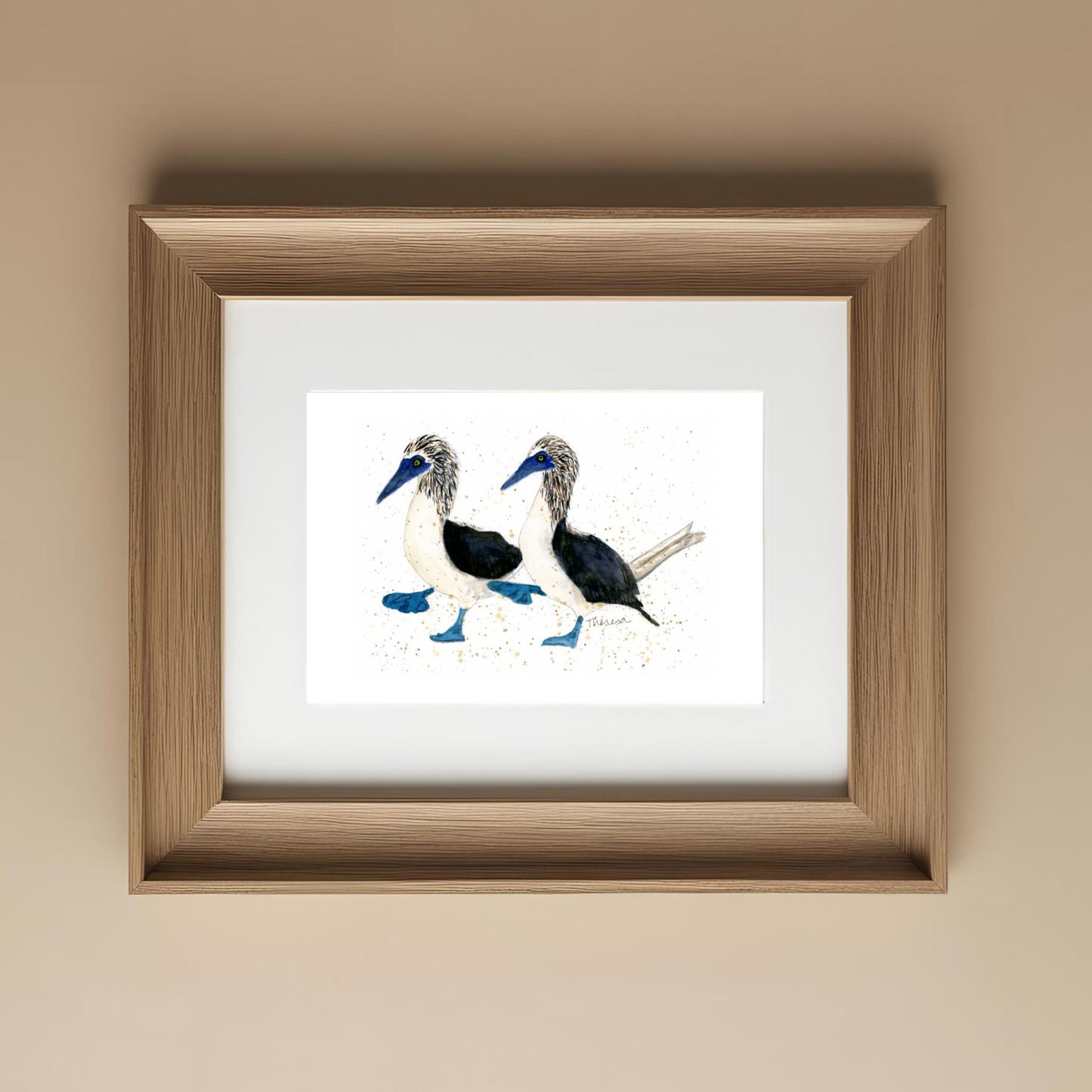 Blue-Footed Boobies Print