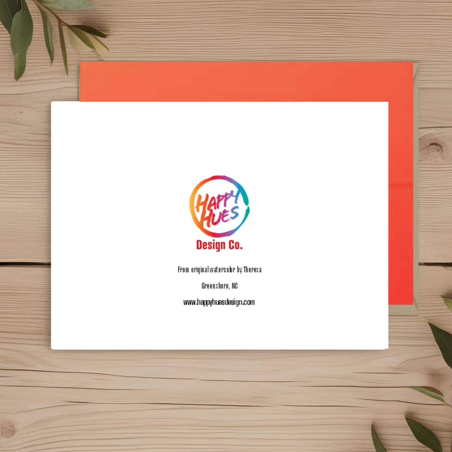 Moose Note Card