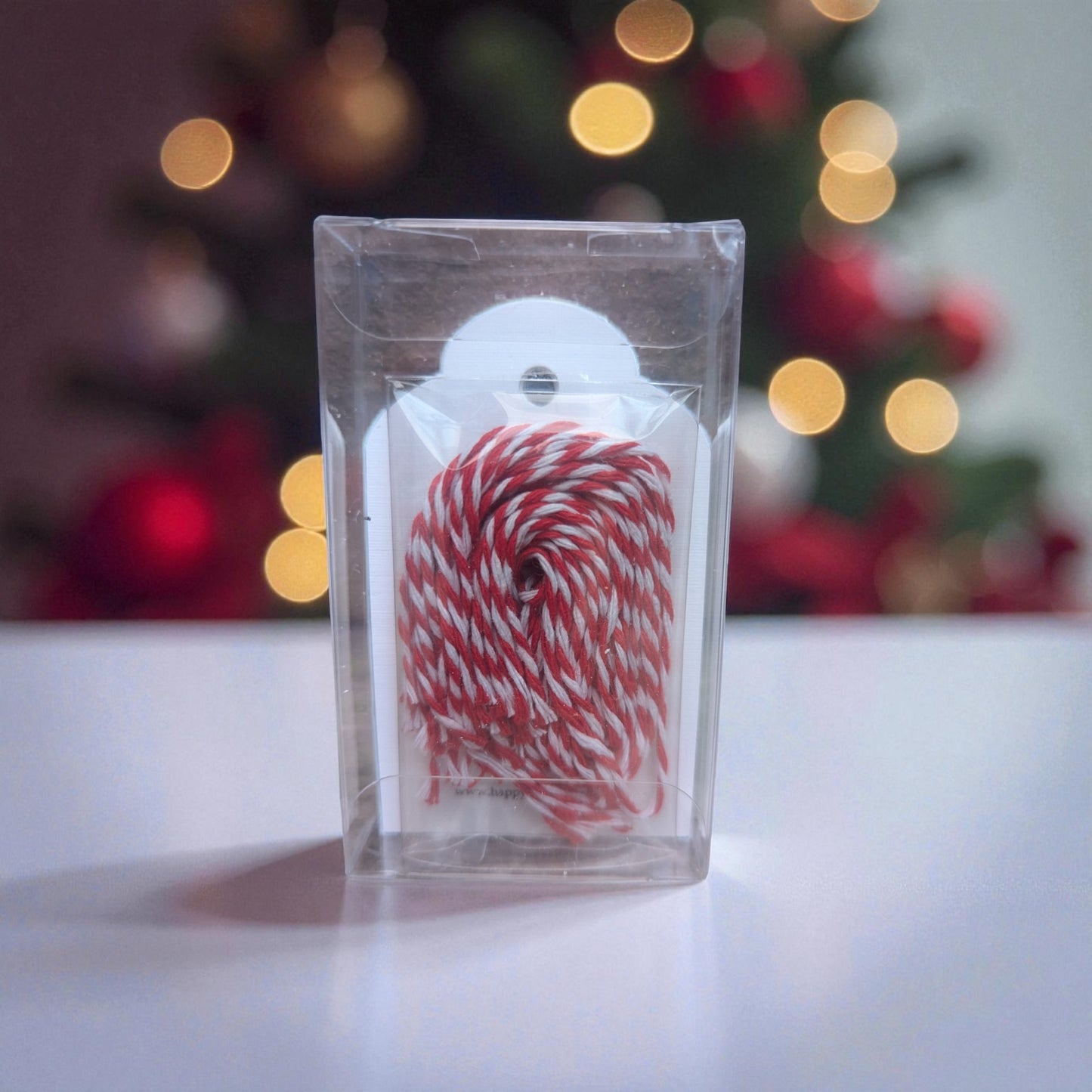 Snowman Red Stripe Gift Tags