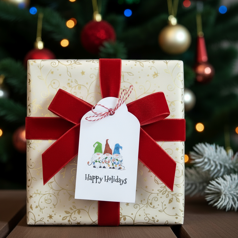 Three Gnomes Gift Tags