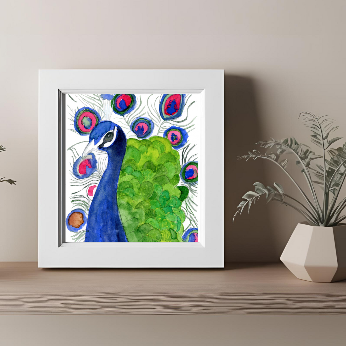 Peacock Print