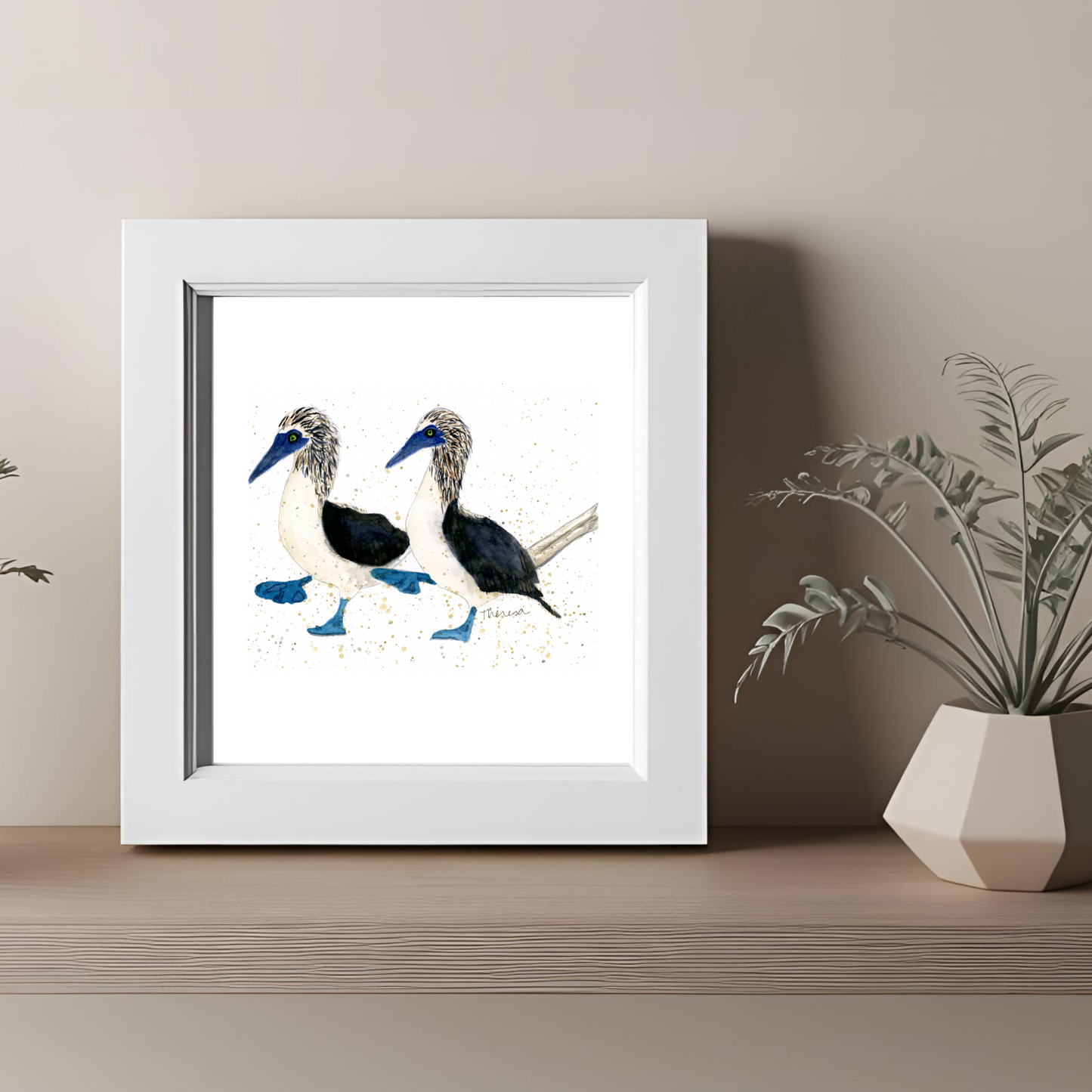 Blue-Footed Boobies Print