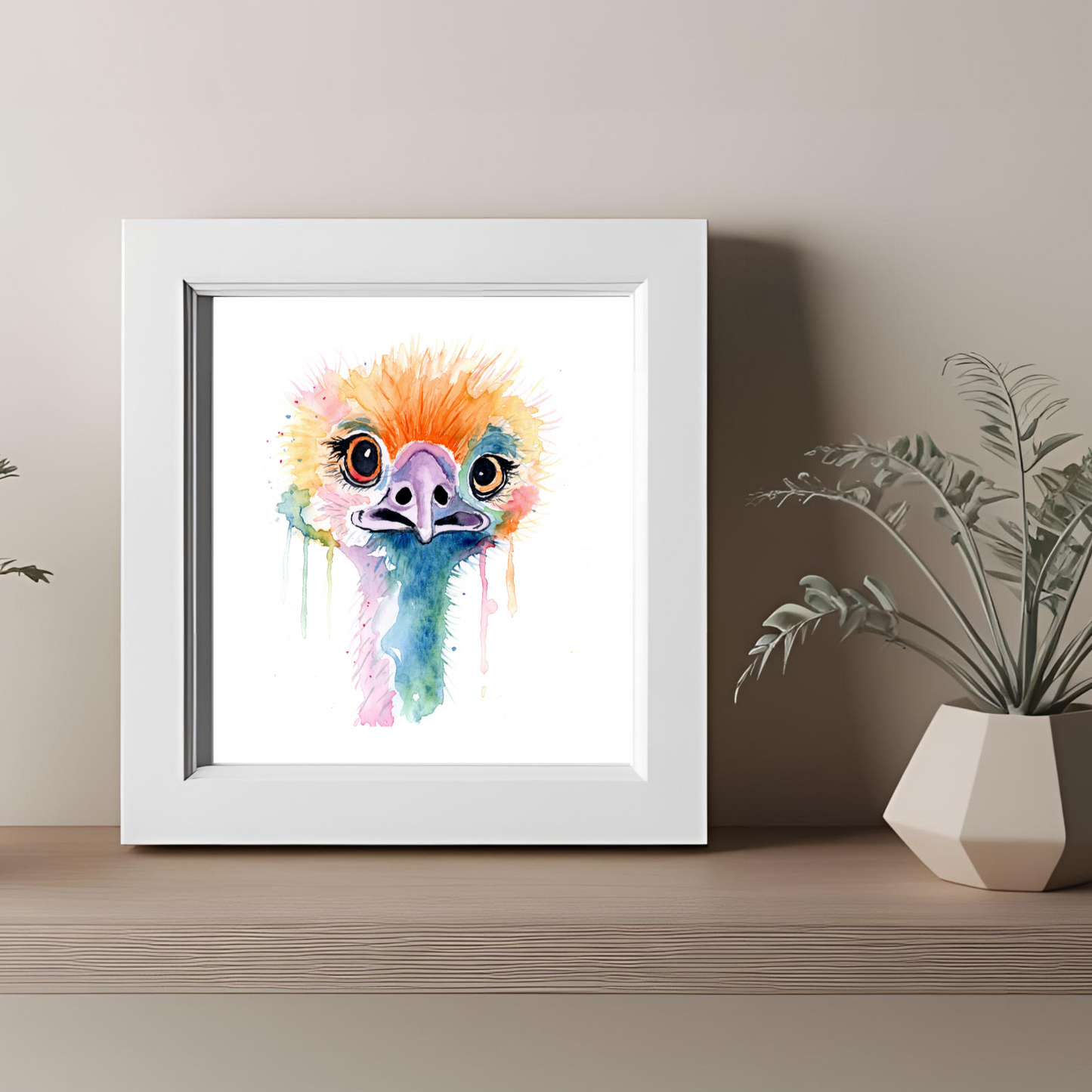 Ostrich 2 Print