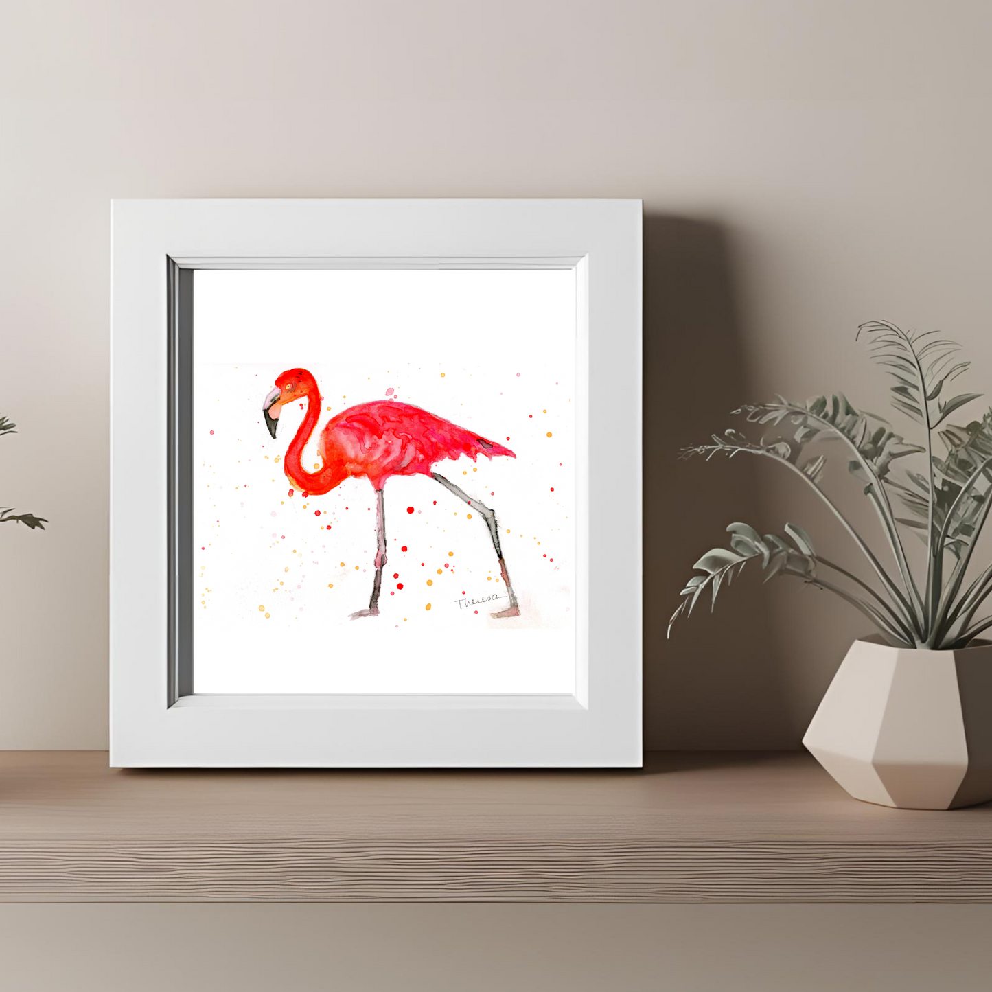 Flamingo Print