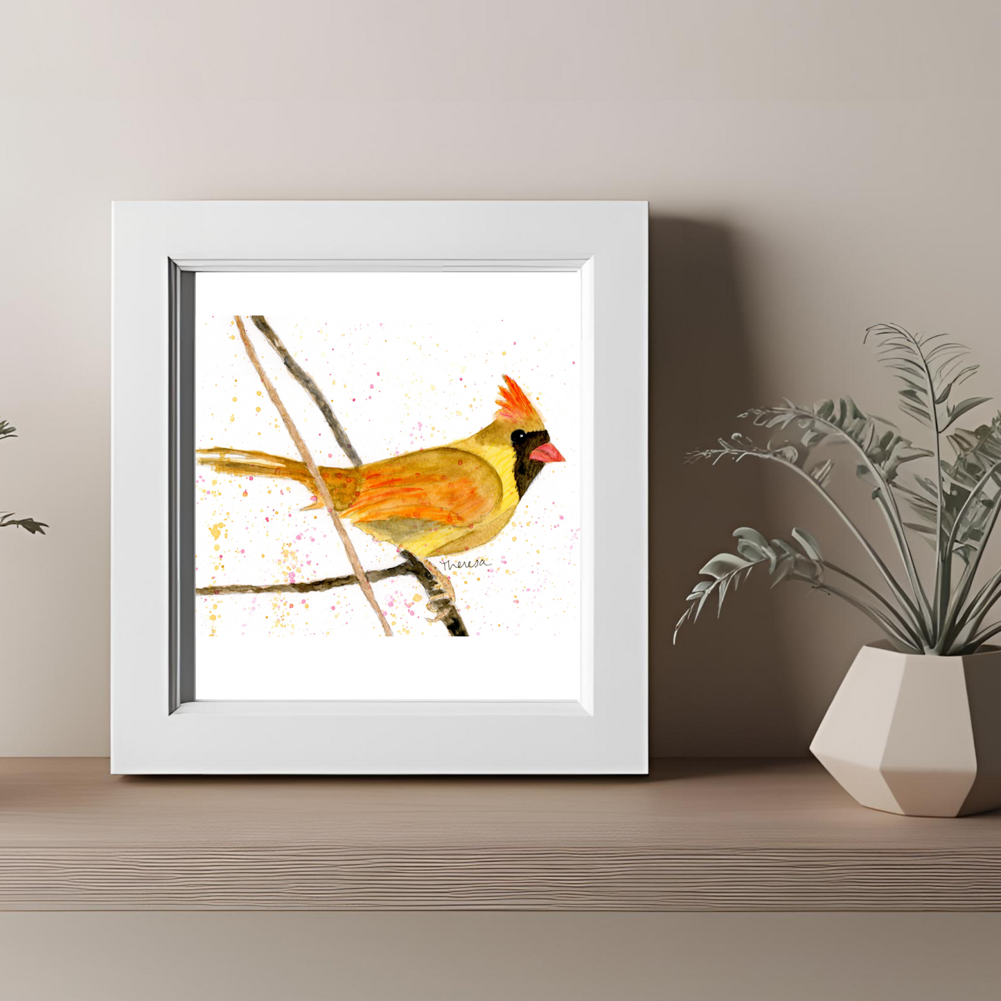 Cardinal Female Print