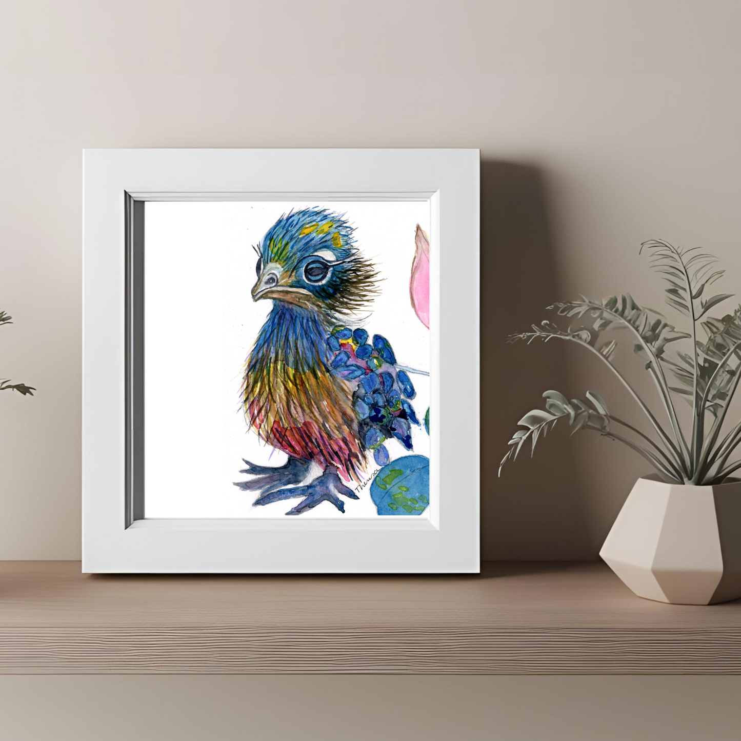 Peacock Baby Print