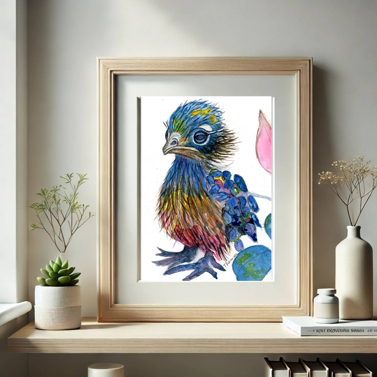 Peacock Baby Print