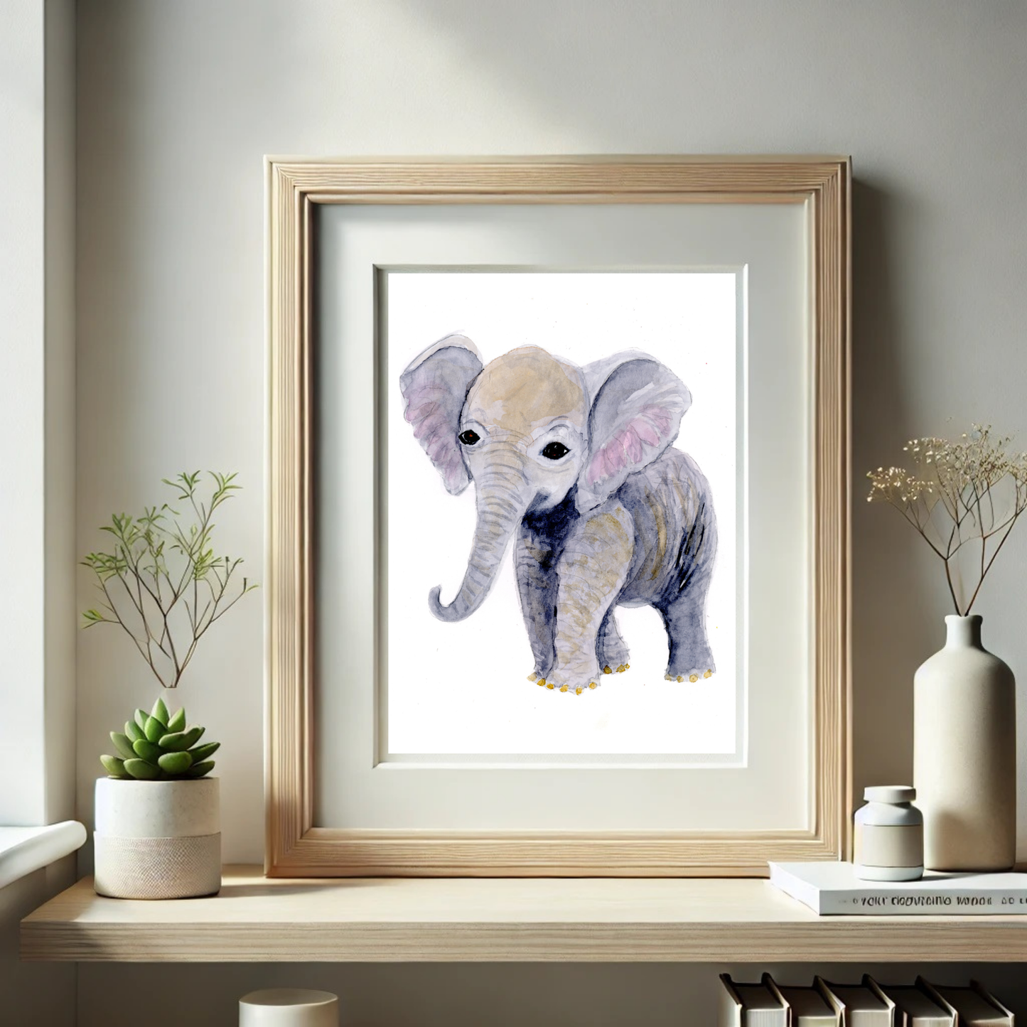 Elephant Baby Print