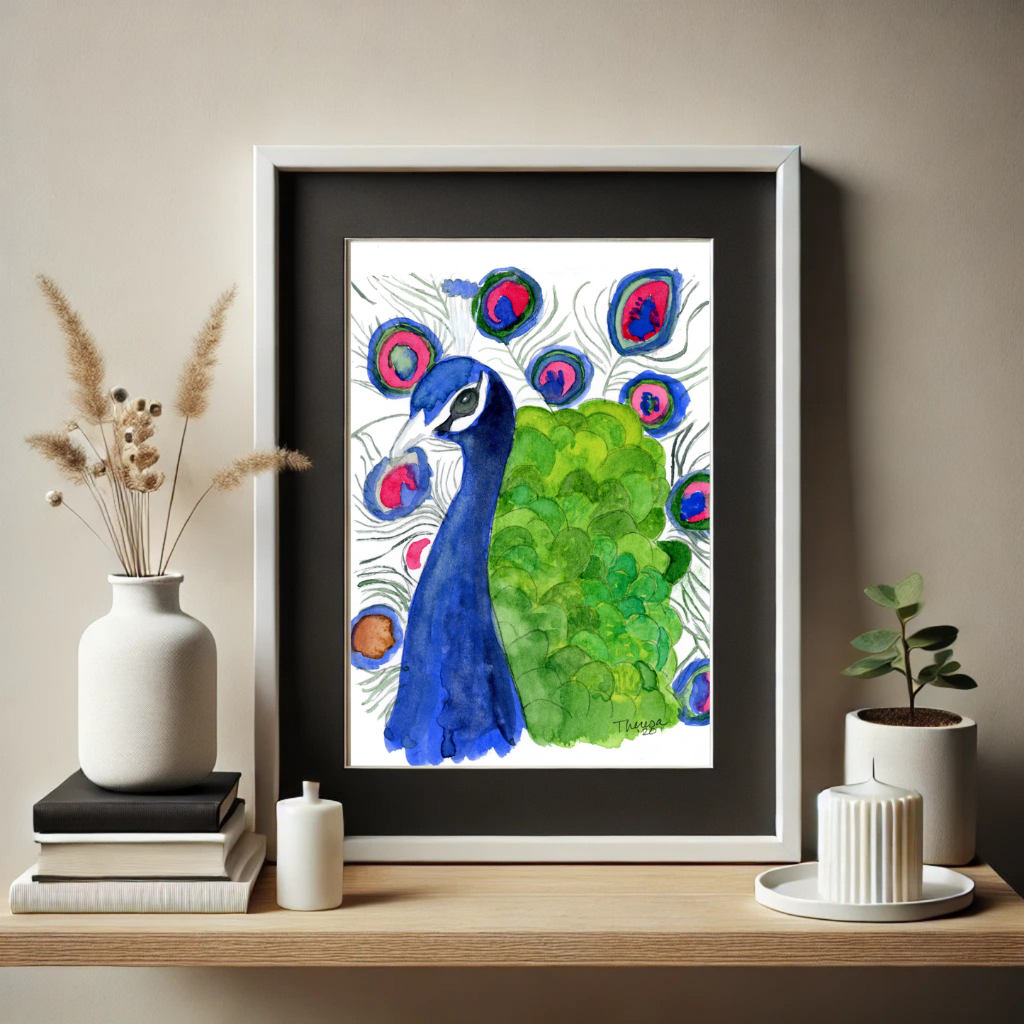 Peacock Print