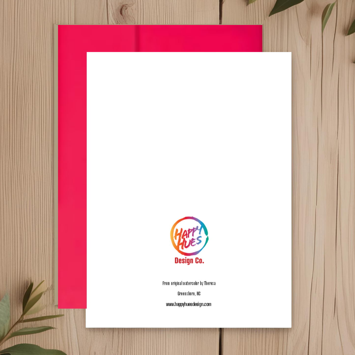 Aruba Flower Note Card