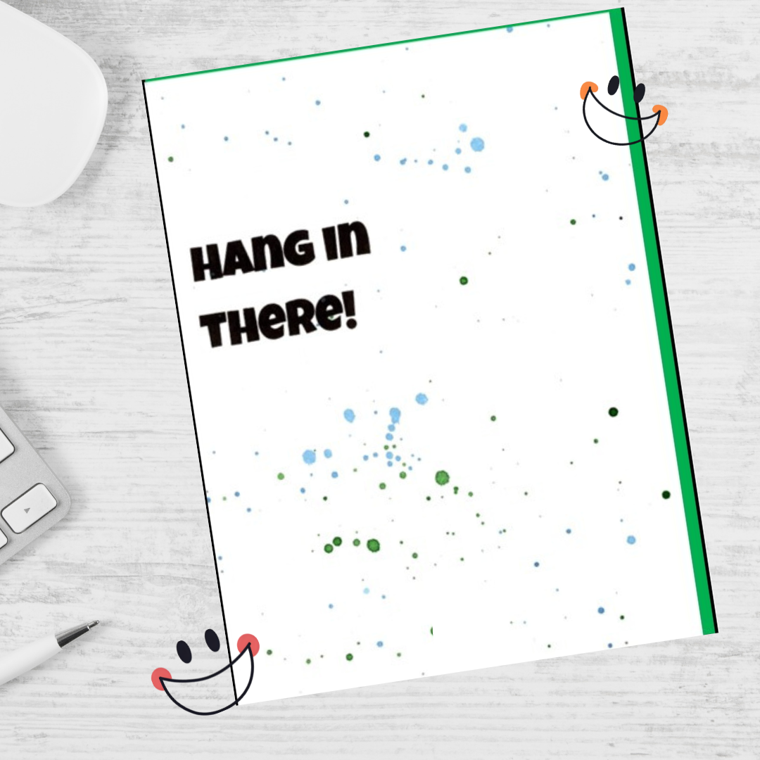 Hang In There Note Card