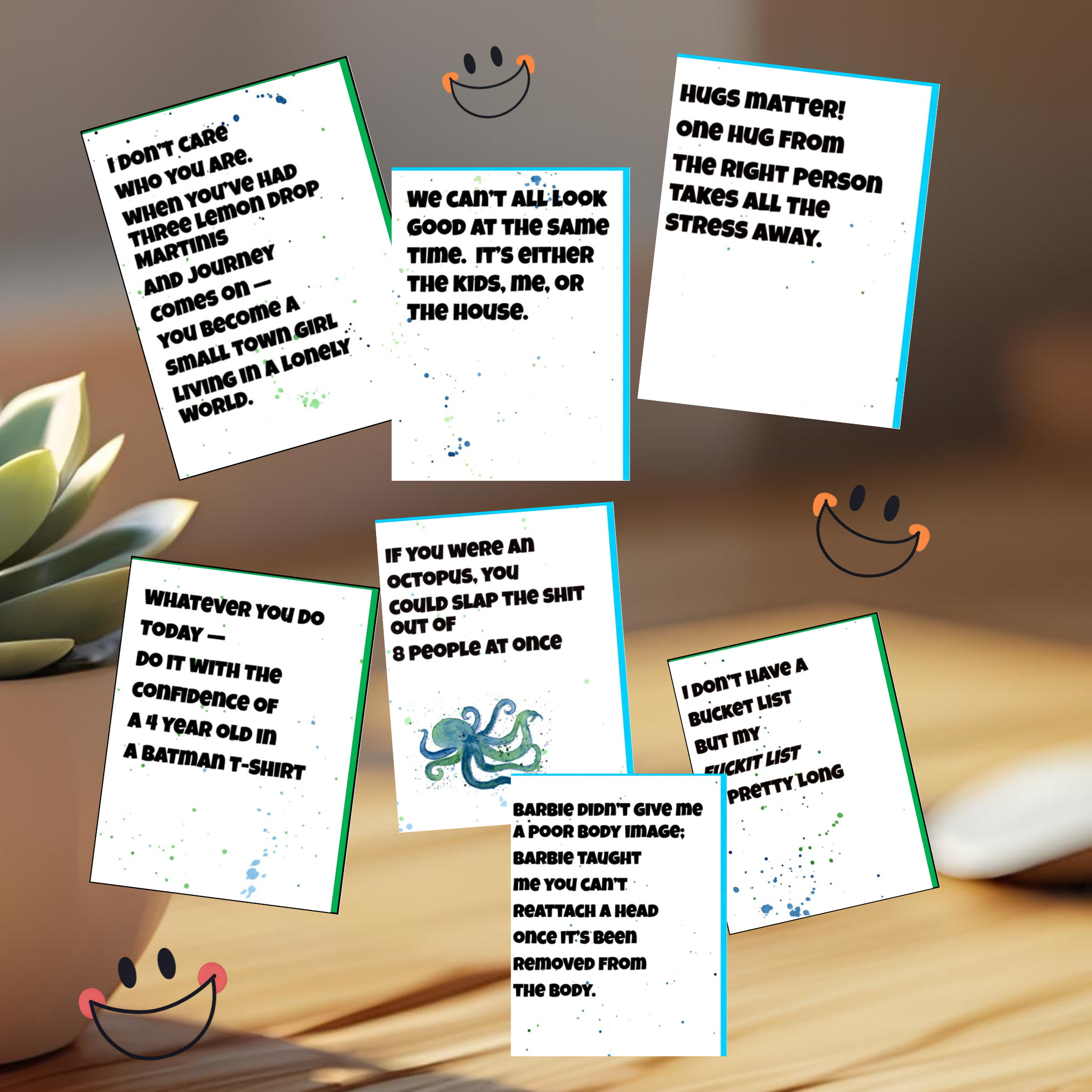 Wordy Note Cards – Happy Hues Design Co., LLC