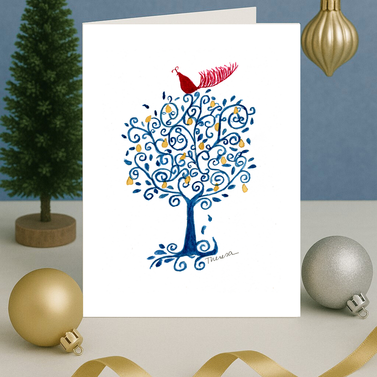 Partridge in a Pear Tree Note Card