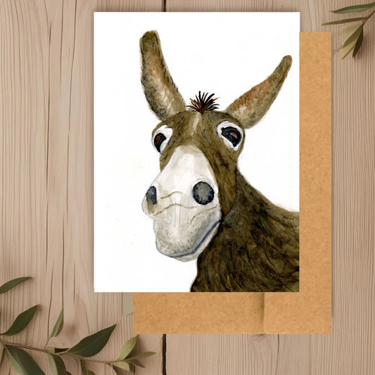 Donkey Note Card