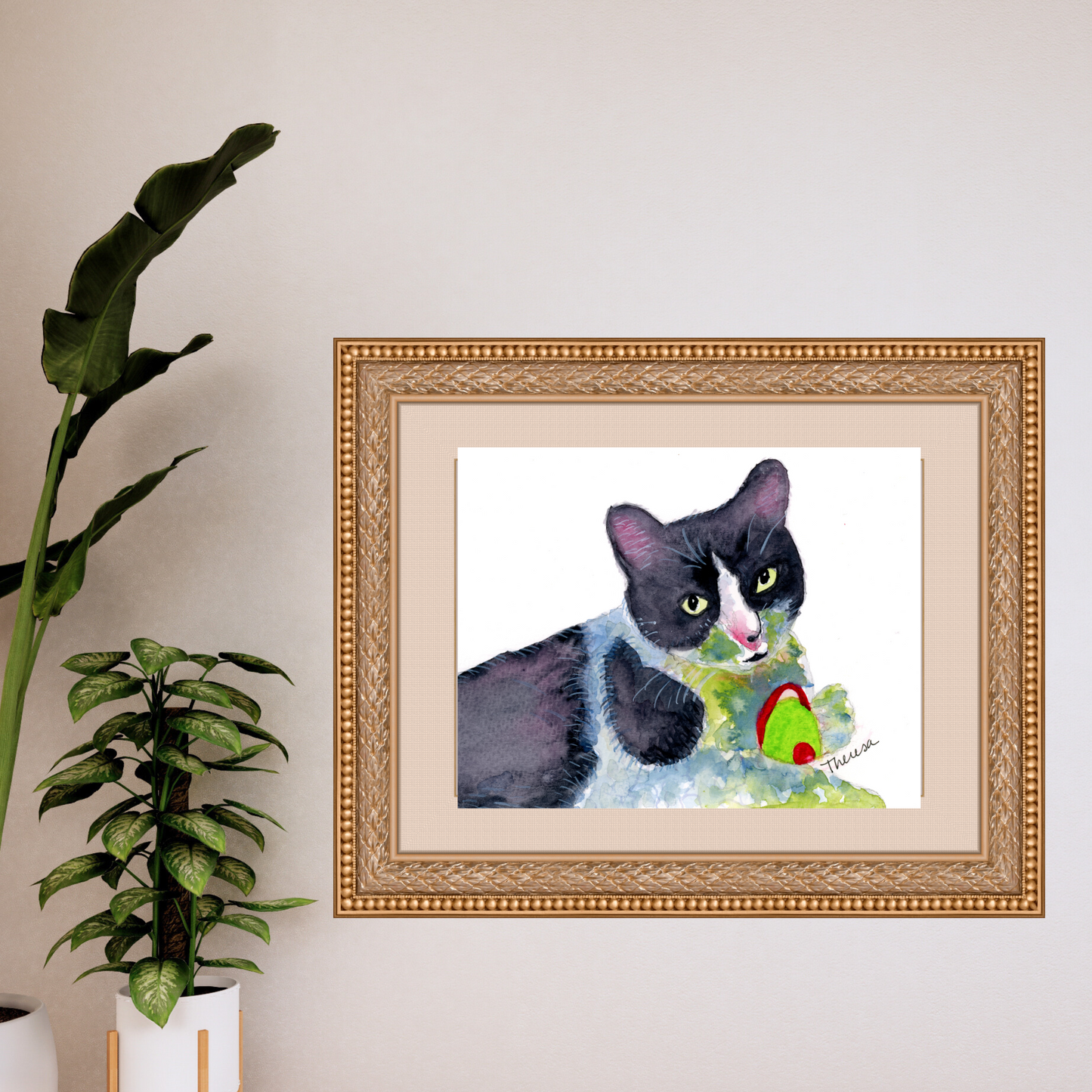 Tuxedo Cat Print