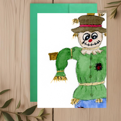 Scarecrow 2 Super Watercolor Note Card