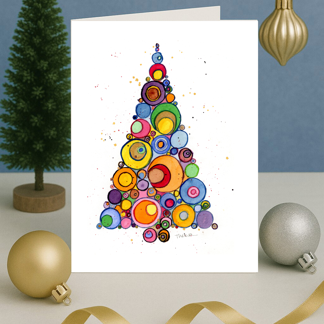 Whimsical Tree Note Card