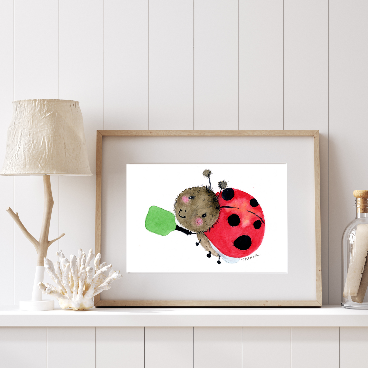 Ladybug Pickleball Print