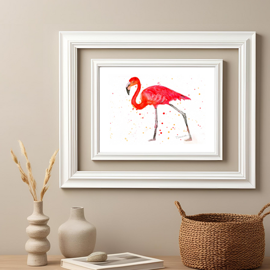 Flamingo Print