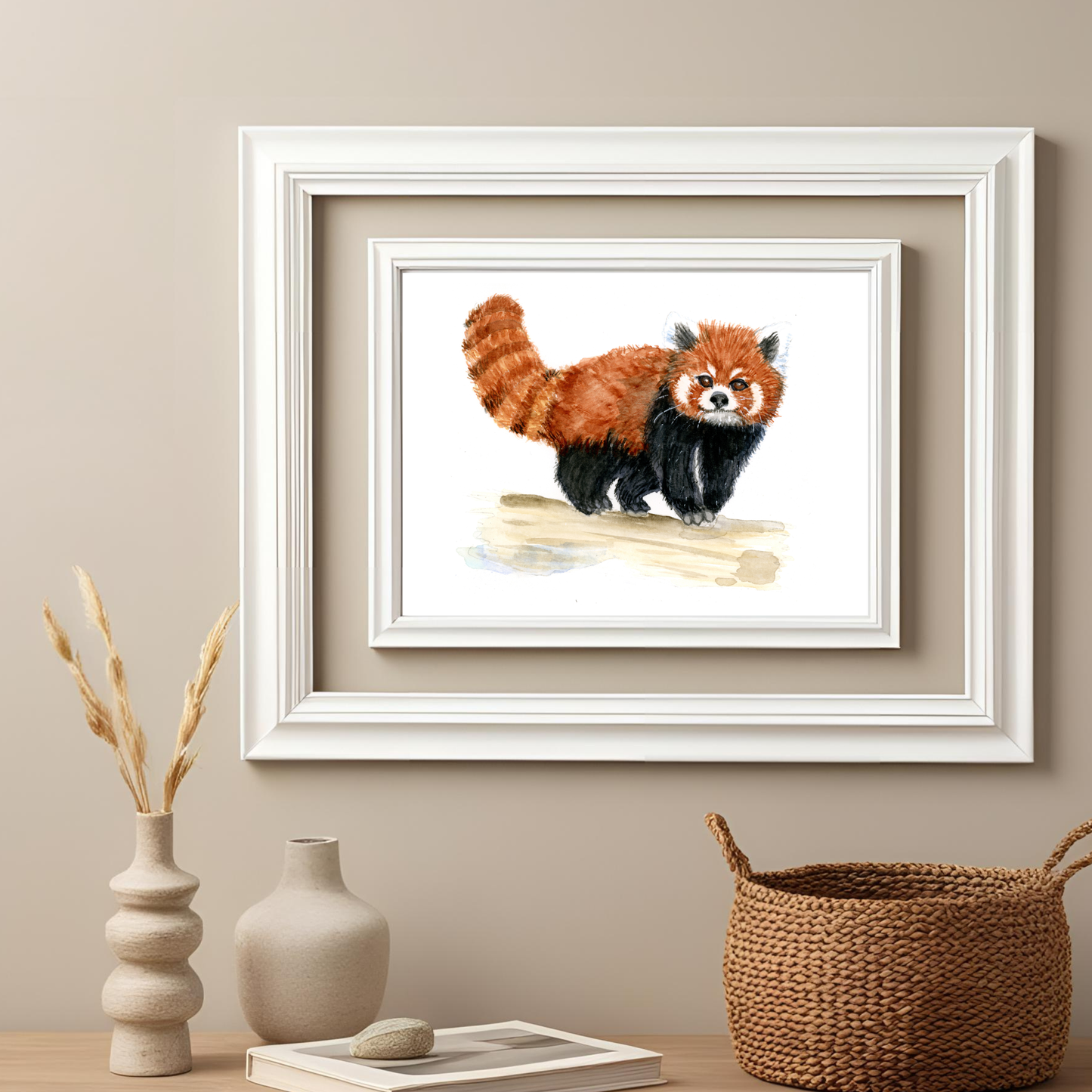Red Panda Print