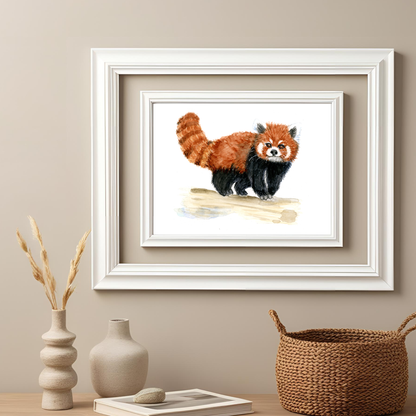 Red Panda Print