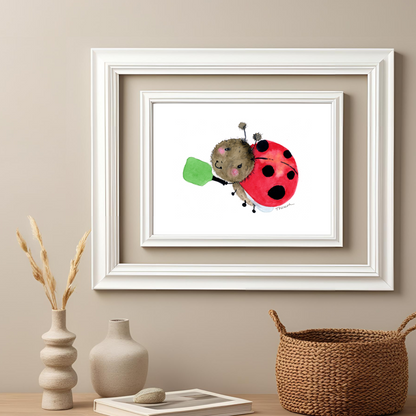 Ladybug Pickleball Print