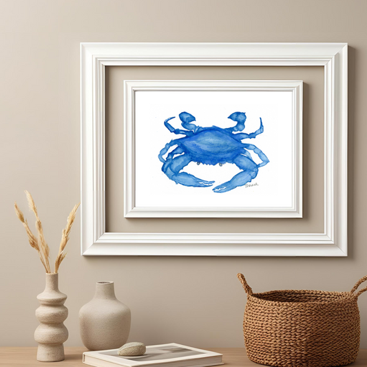 Crab Blue Print