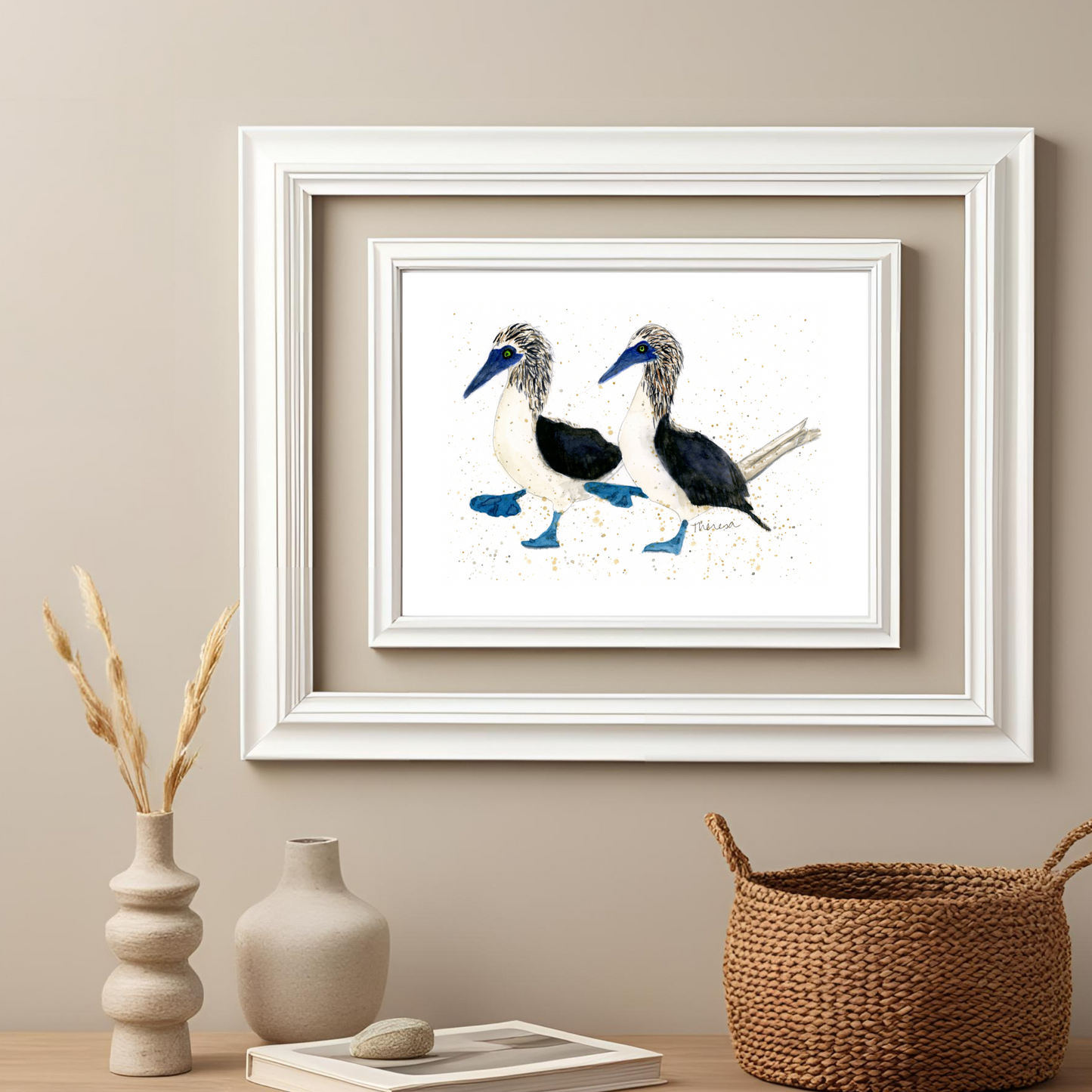 Blue-Footed Boobies Print