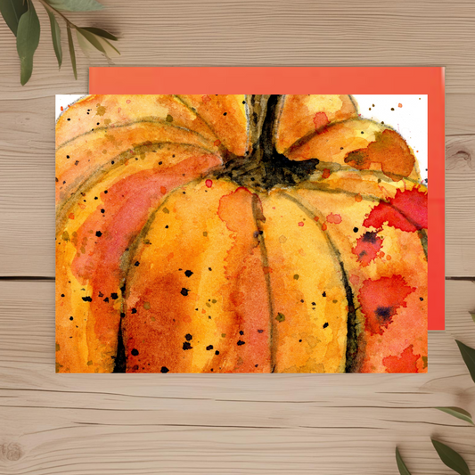 Pumpkin Super Note Card