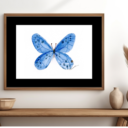 Butterfly Blue Print