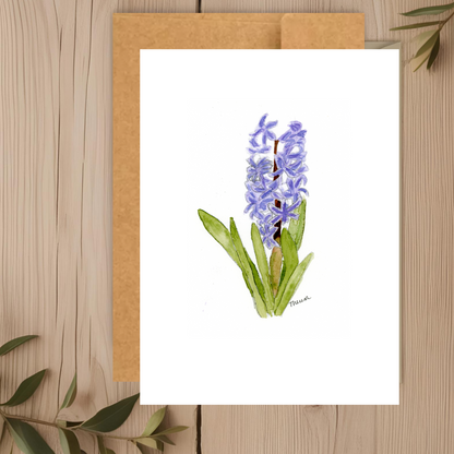 Hyacinth Note Card