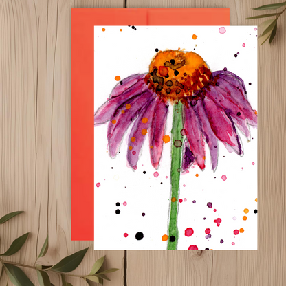 Coneflower Note Card