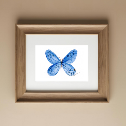 Butterfly Blue Print
