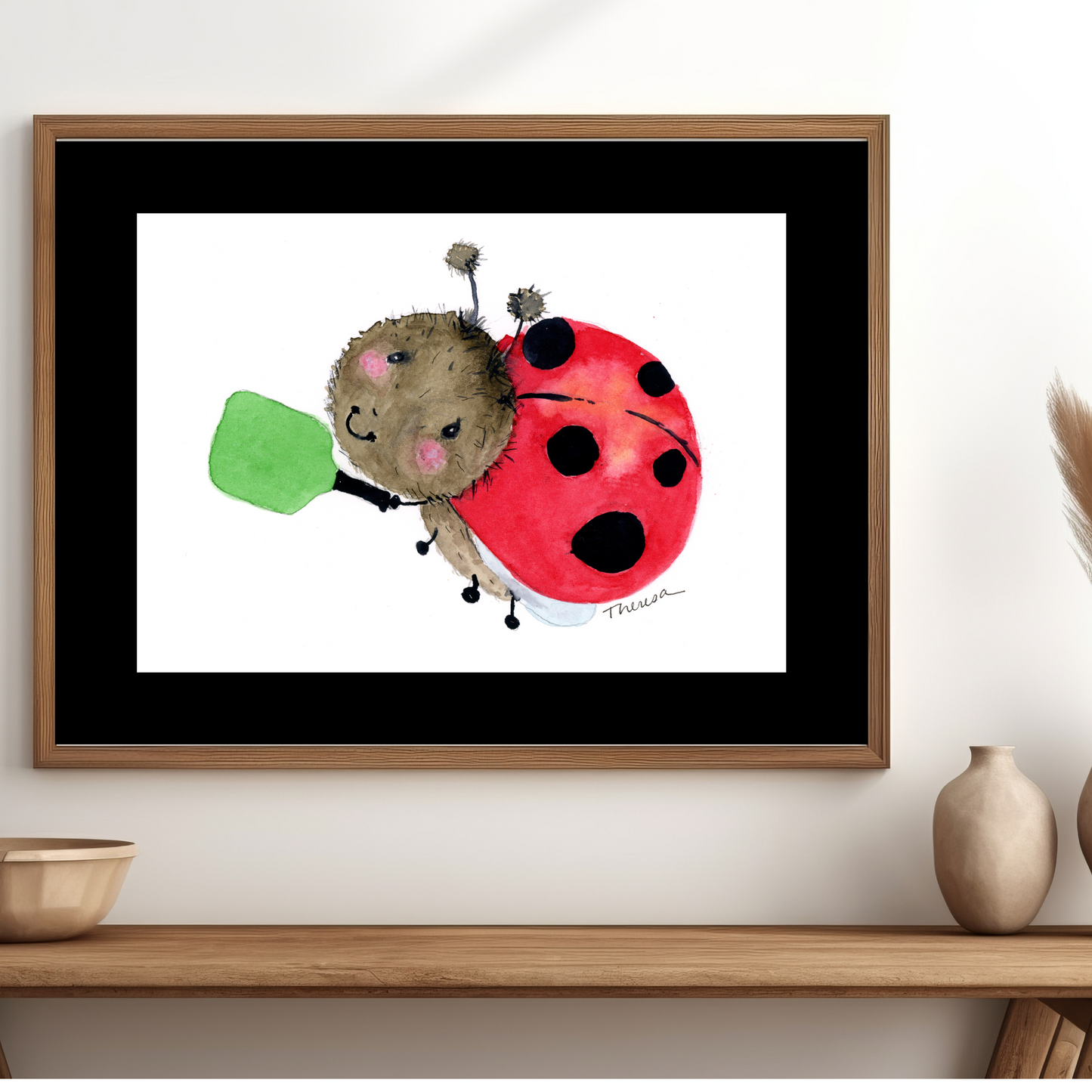 Ladybug Pickleball Print