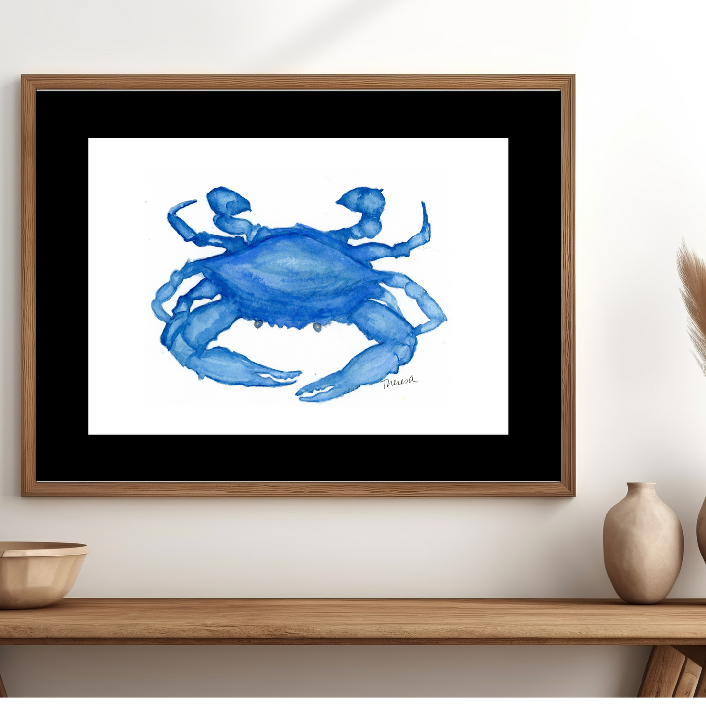 Crab Blue Print