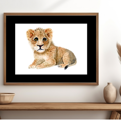 Lion cub Print
