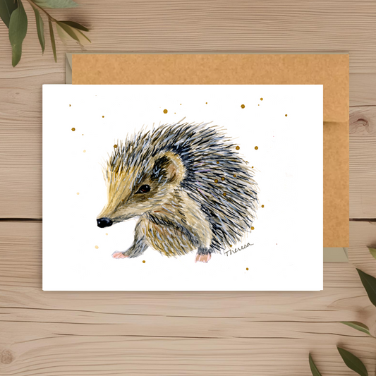 Hedgehog Note Card