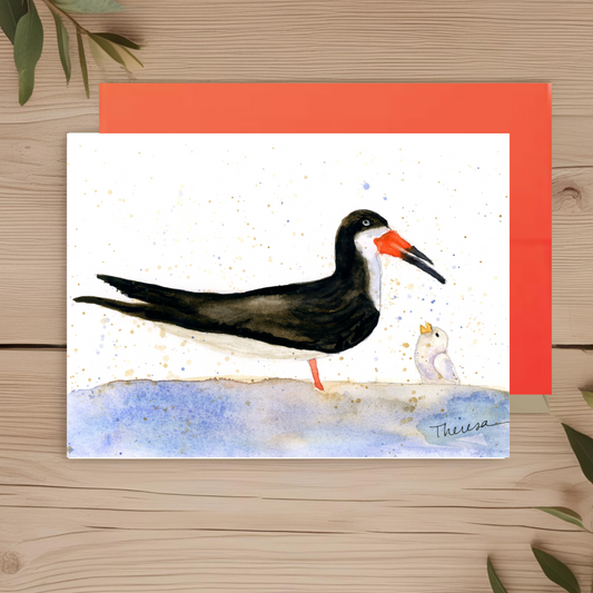 Black Skimmer Note Card
