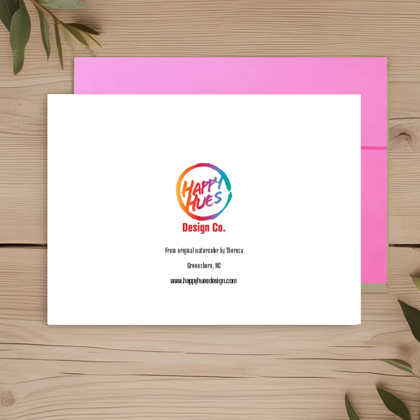 Pig Note Card